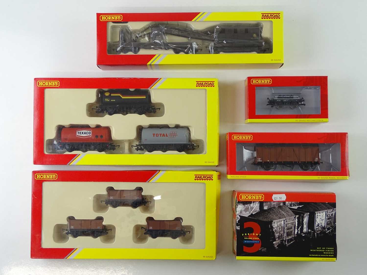 Lot 437 - A group of HORNBY OO Gauge wagons including