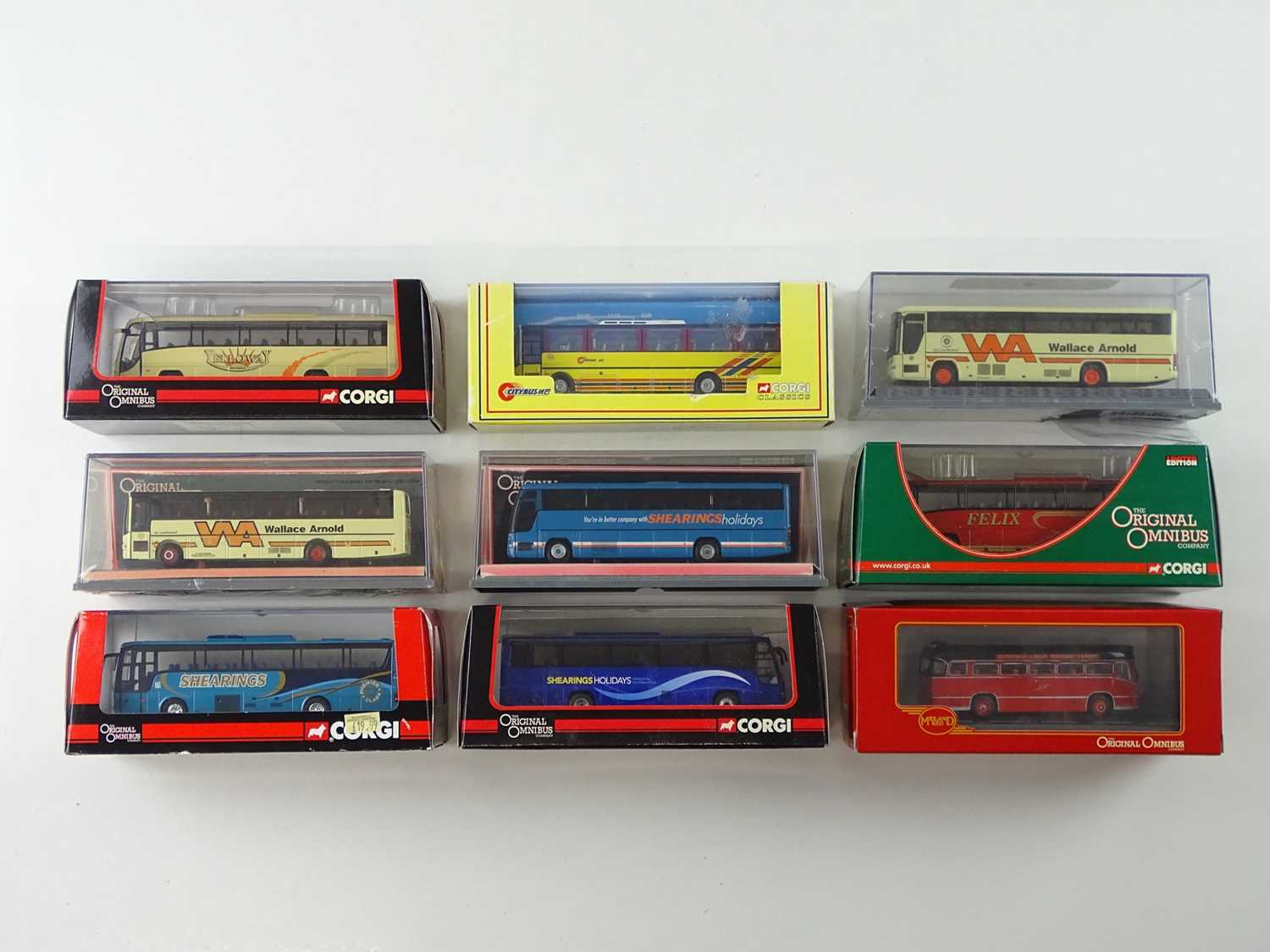 Lot 45 - A mixed group of 1:76 scale coaches by CORGI...