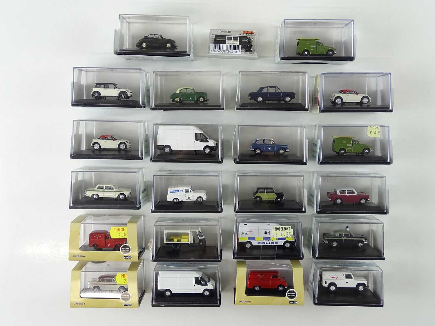 Lot 5 - A quantity of 1:76 scale cars and vans by...
