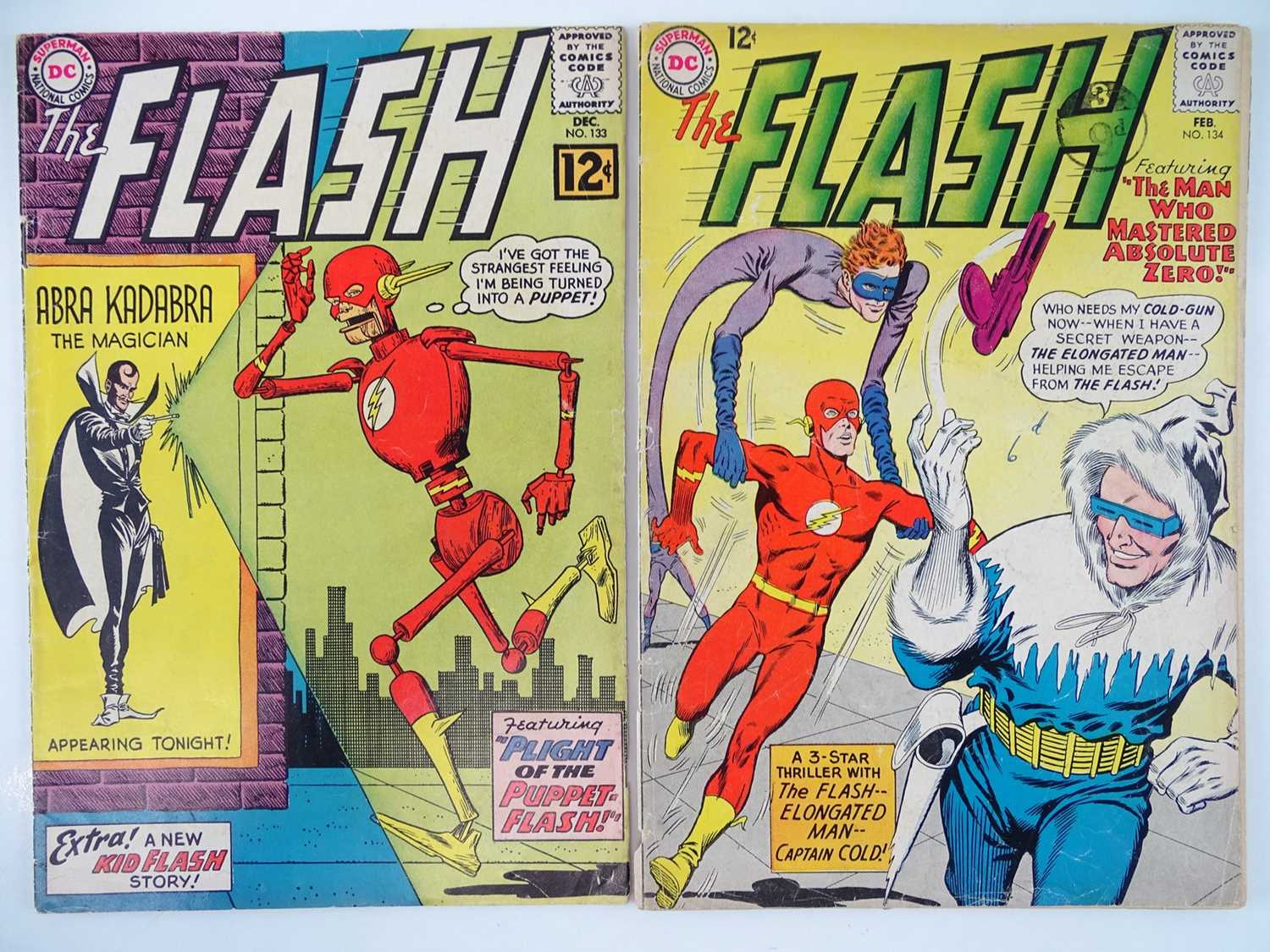 Lot 103 - FLASH #133 & 134 - (2 in Lot) - (1962/63 - DC -...