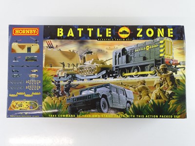 Lot 506 - A HORNBY T1501 OO Gauge Battle Zone train set,...