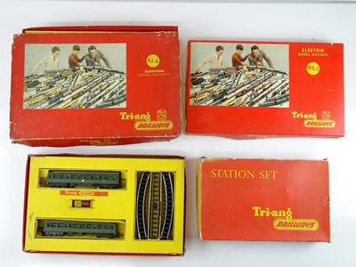 Lot 508 - A group of three TRI-ANG OO Gauge train sets,...