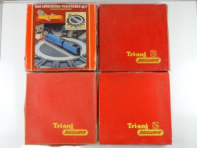 Lot 509 - A group of TRI-ANG / HORNBY turntables...