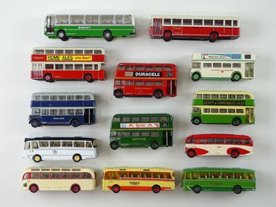 Lot 53 - A group of unboxed 1:76 scale buses by EFE and...