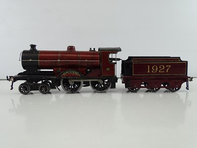 Lot 530 - A BASSETT LOWKE O Gauge clockwork 4-4-0 steam...