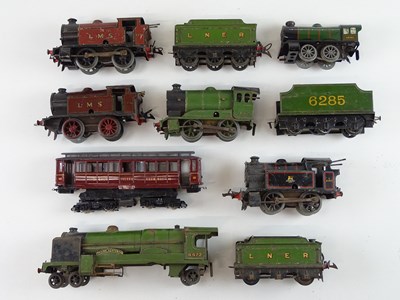 Lot 548 - A mixed group of O Gauge locomotives and parts...