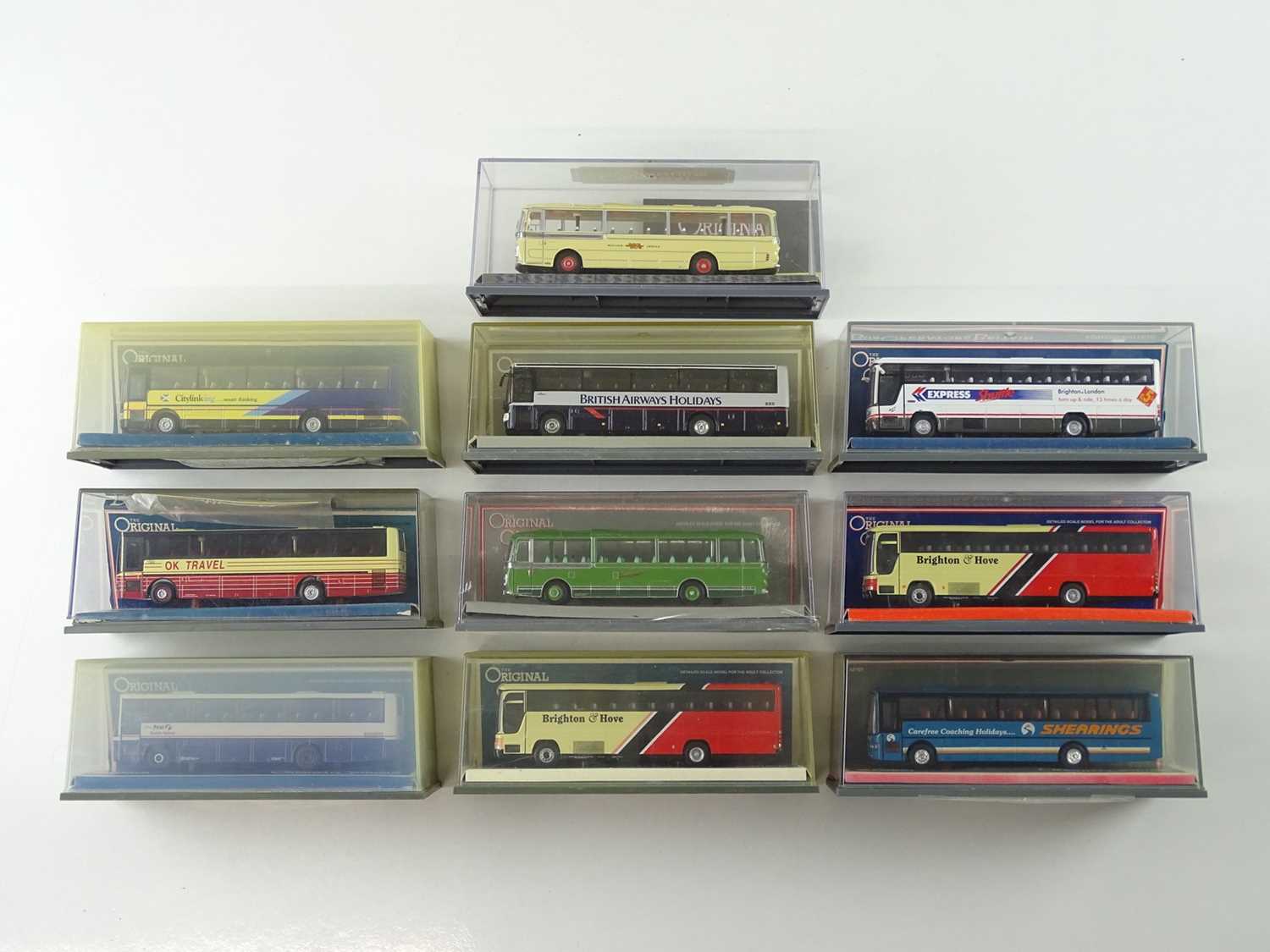 Lot 56 - A mixed group of 1:76 scale coaches by CORGI...