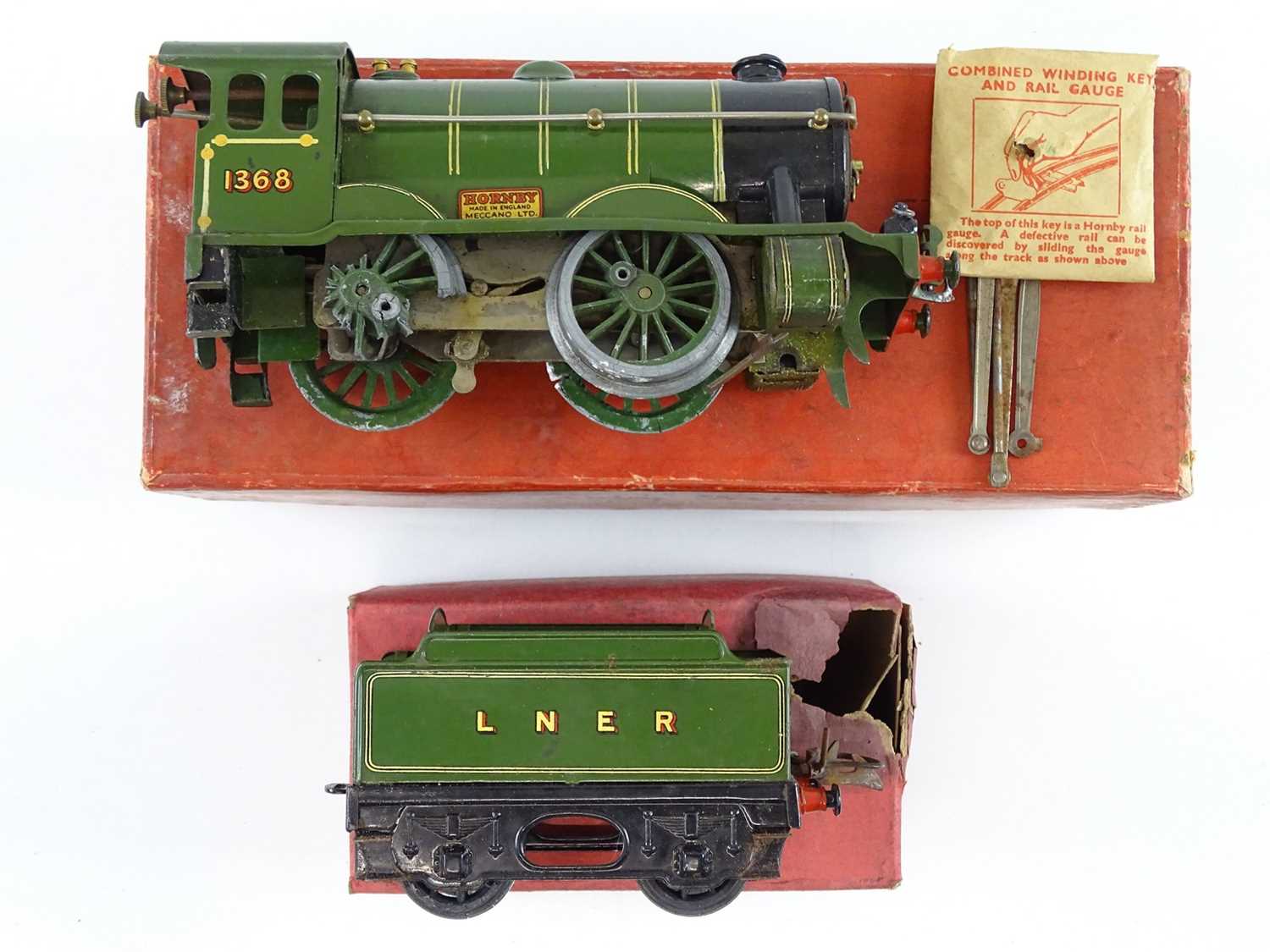 Lot 562 - A HORNBY O Gauge clockwork No.1 Special 0-4-0...