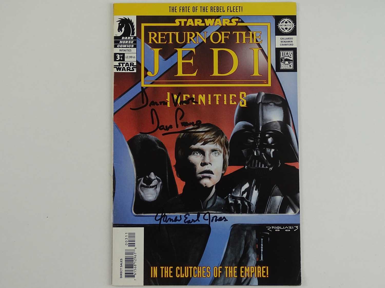 Lot 102 - STAR WARS: A signed comic 'RETURN OF THE JEDI:...