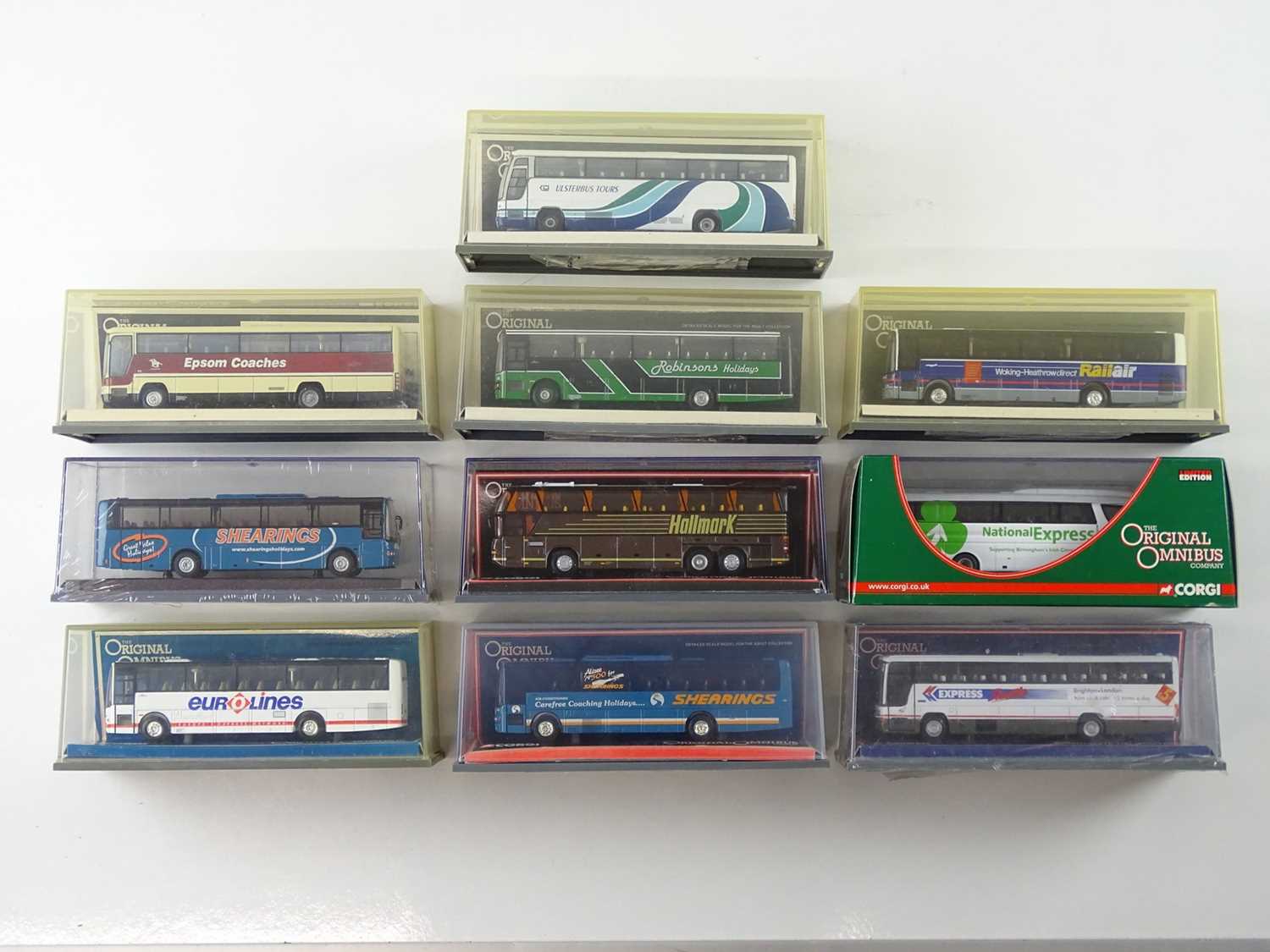 Lot 59 - A mixed group of 1:76 scale coaches by CORGI...