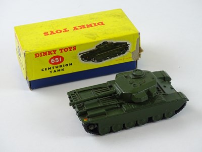 Lot 60 - A pair of DINKY 651 Centurion Tanks, one in...