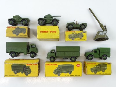 Lot 65 - A mixed group of mostly DINKY military...