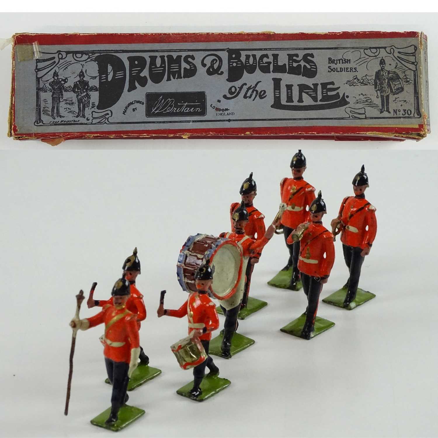 Lot 85 - A BRITAINS No.30 early soldiers set 'British...
