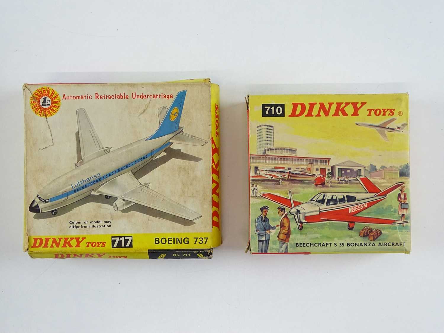 Lot 98 A pair of DINKY aircraft comprising a 710