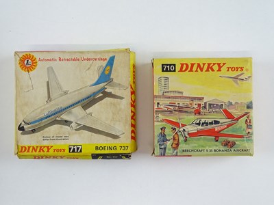 Lot 98 - A pair of DINKY aircraft comprising a 710...