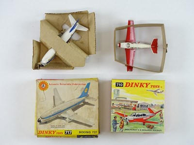 Lot 98 - A pair of DINKY aircraft comprising a 710...