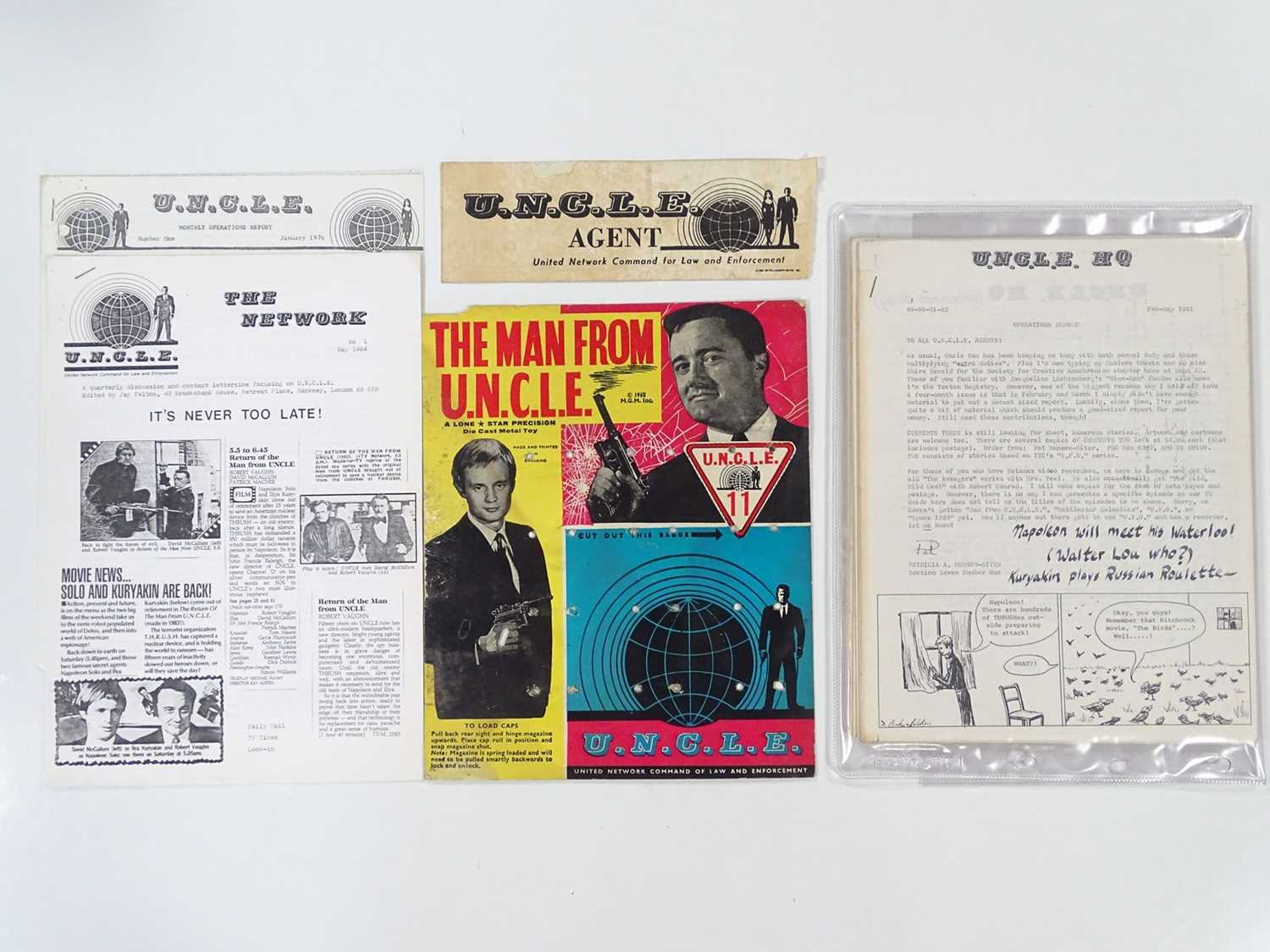 Lot 115 - MAN FROM U.N.C.L.E. - a quantity of fanzine...