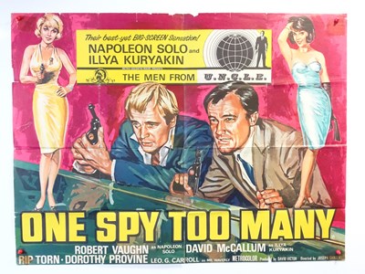 Lot 119 - ONE SPY TOO MANY (1966) - UK quad for this...