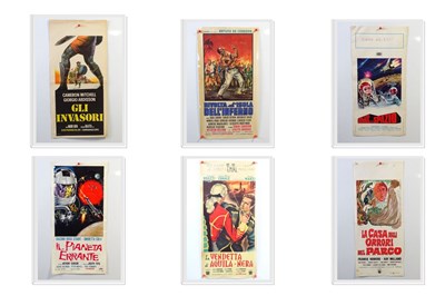 Lot 133 - A group of six Italian locandina film posters...