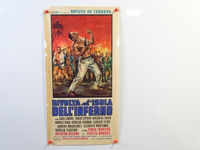 Lot 133 - A group of six Italian locandina film posters...