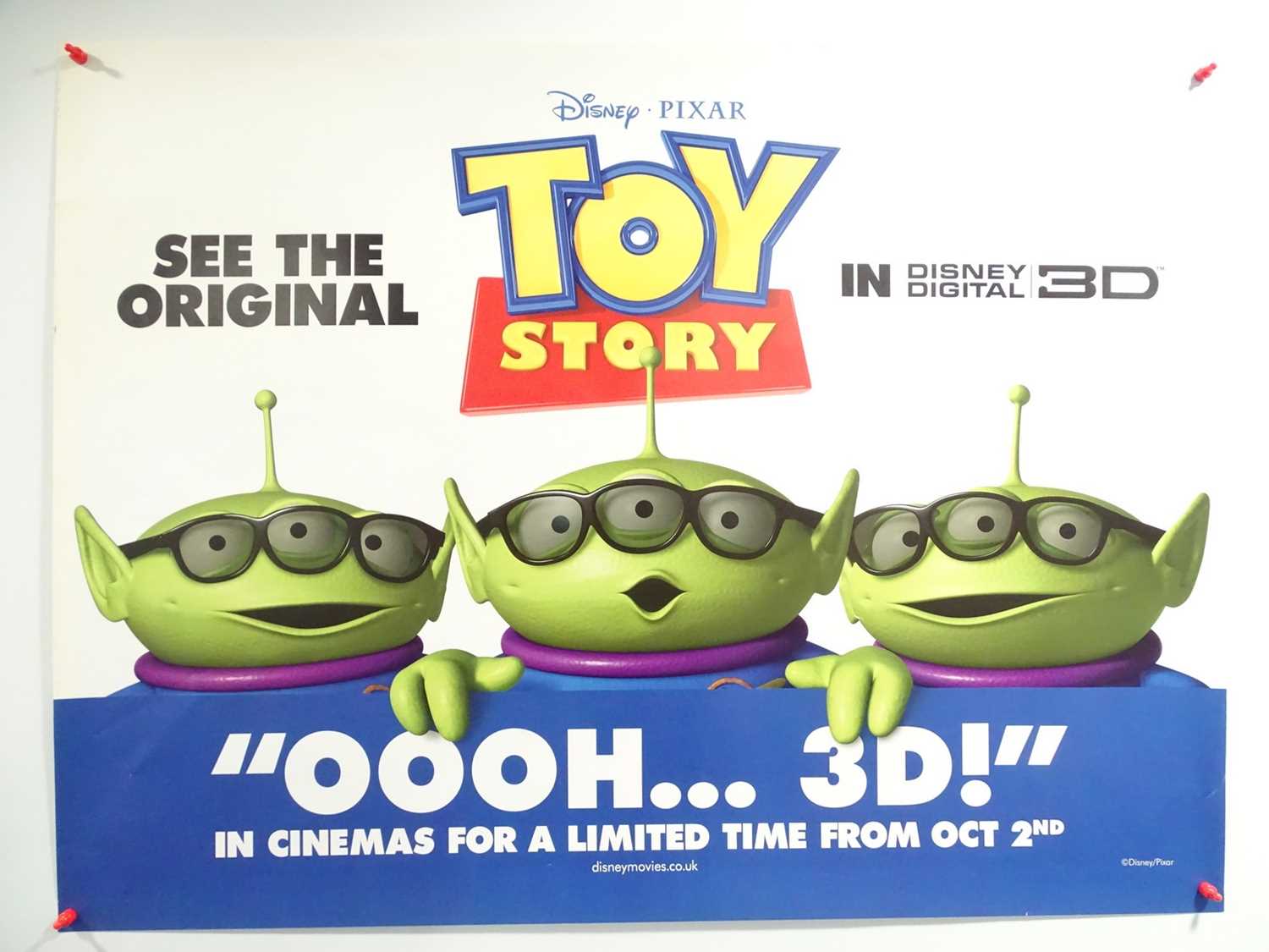 Lot 146 - TOY STORY (1995) - 2 x UK quads - as well as