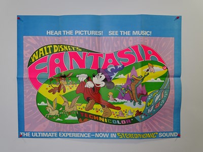 Lot 184 - WALT DISNEY: FANTASIA (1976 Release) - UK Quad...