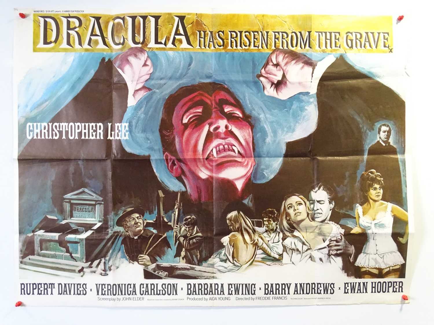 Lot 19 - DRACULA HAS RISEN FROM THE GRAVE (1968) - UK...