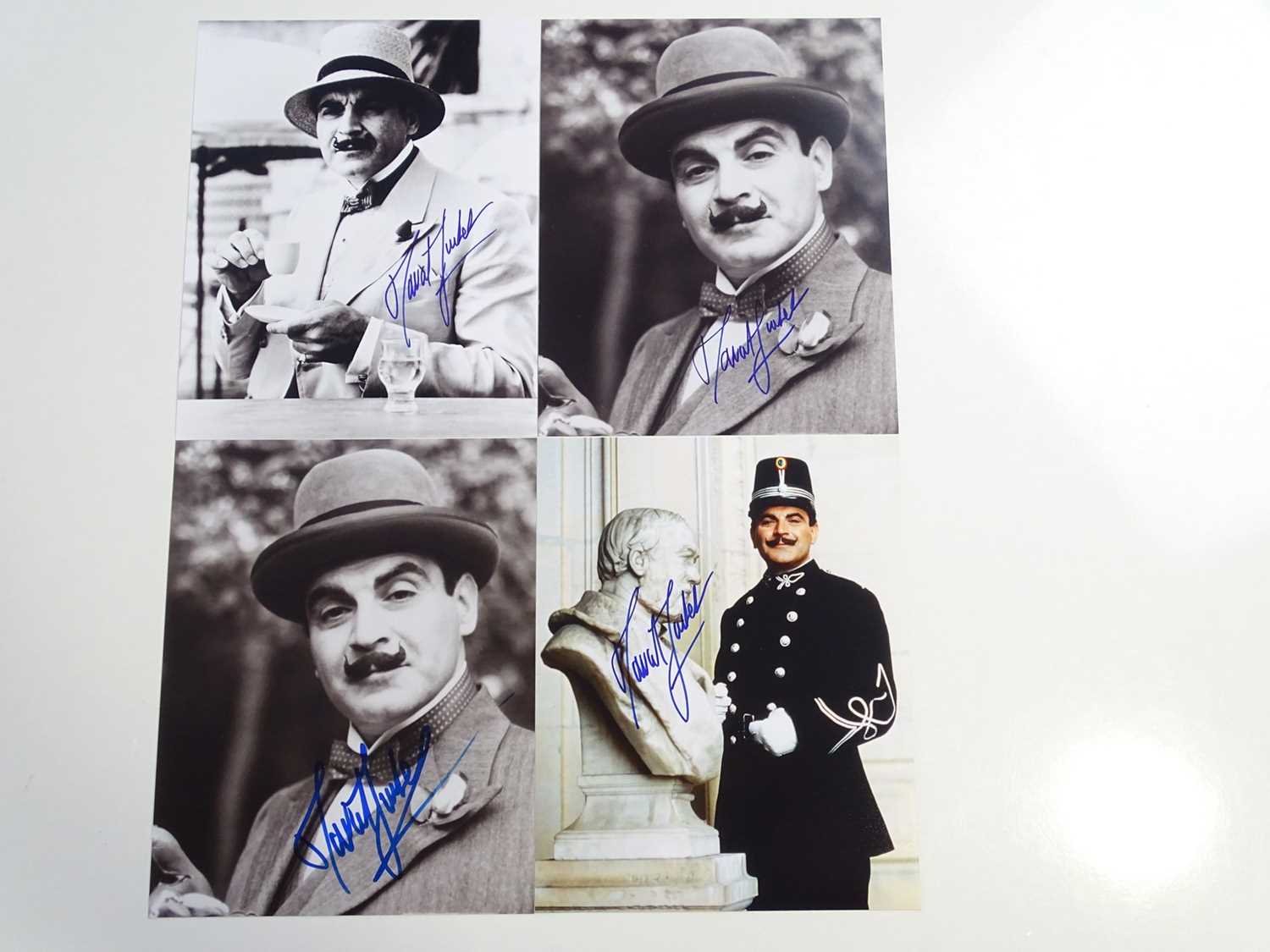 Lot 238 - DAVID SUCHET - various signed photos of David...