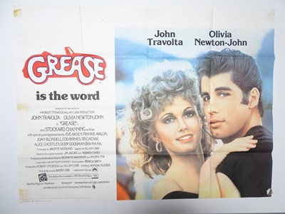 Lot 270 - GREASE (1978) - UK Quad Film Poster Folded as...