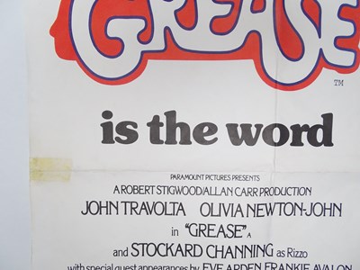 Lot 270 - GREASE (1978) - UK Quad Film Poster Folded as...
