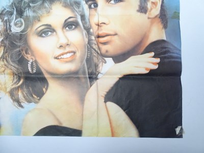 Lot 270 - GREASE (1978) - UK Quad Film Poster Folded as...