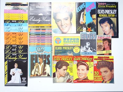 Lot 276 - ELVIS - a group of magazines including some...