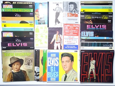 Lot 286 - ELVIS - a group of 37 x record sleeve covers...