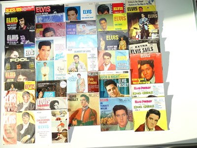 Lot 288 - ELVIS - a group of 45 RPM records to include...