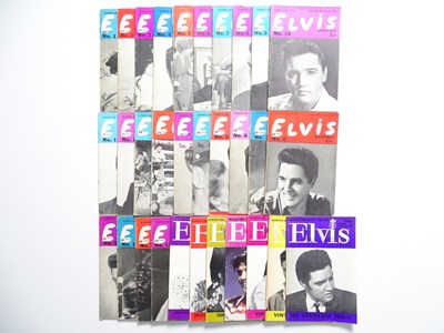 Lot 293 - ELVIS - a group of 'Elvis Monthly' magazines -...