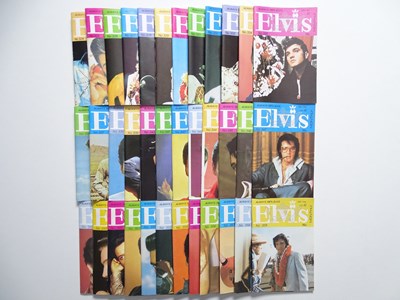 Lot 301 - ELVIS - a group of 'Elvis Monthly' magazines -...