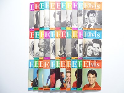 Lot 302 - ELVIS - a group of 'Elvis Monthly' magazines -...