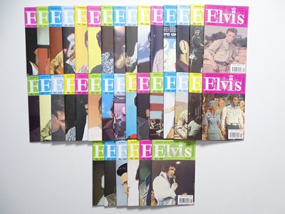 Lot 303 - ELVIS - a group of 'Elvis Monthly' magazines -...