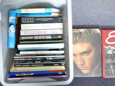 Lot 307 - ELVIS - a group of hardback books relating to...