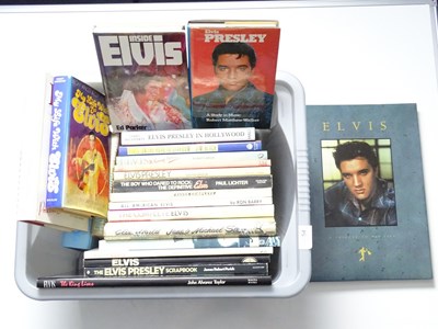 Lot 308 - ELVIS - a group of hardback books relating to...