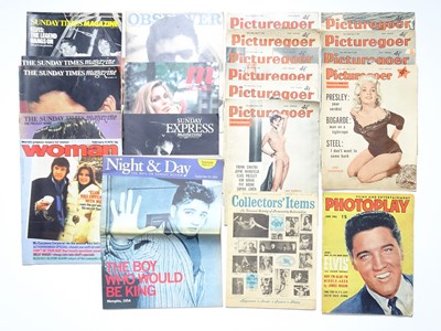 Lot 309 - ELVIS - a group of magazines containing Elvis...