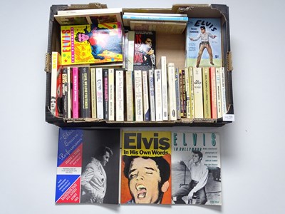 Lot 313 - ELVIS - a group of paperback books relating to...