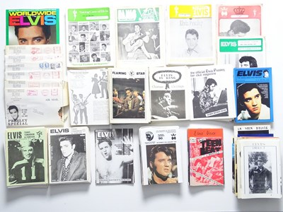 Lot 315 - ELVIS - a large group of Elvis related...