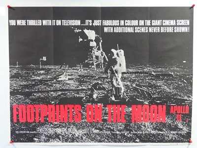 Lot 32 - FOOTPRINTS ON THE MOON (1975) - a UK quad -...