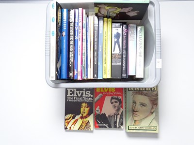 Lot 320 - ELVIS - a group of hardback books relating to...