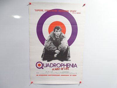 Lot 328 - QUADROPHENIA (1997 rerelease) - a 20" X 30 "...