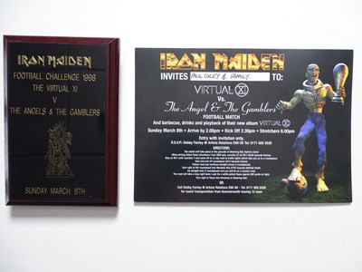 Lot 340 - IRON MAIDEN - An interesting lot comprising an...