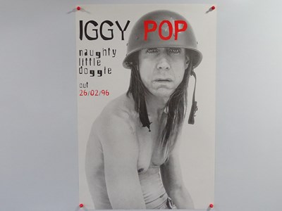 Lot 344 - IGGY POP - promotional poster for Naughty...