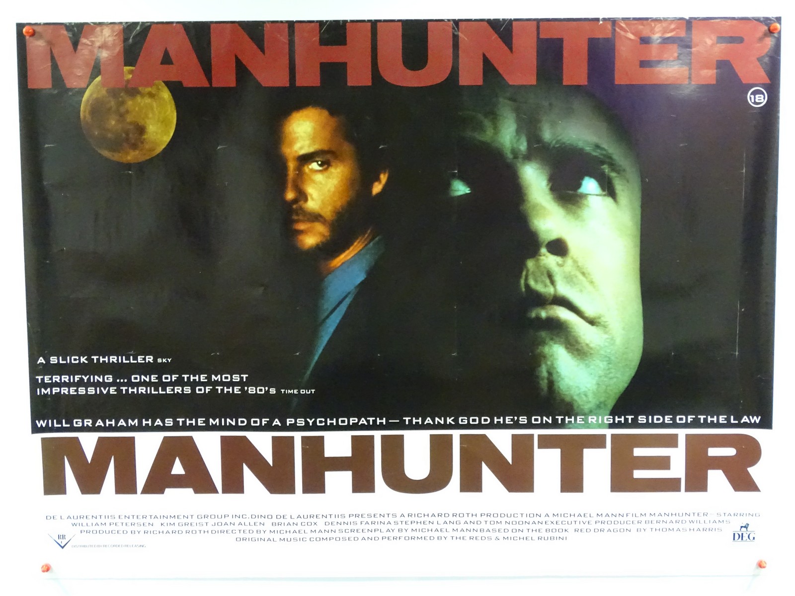 manhunter movie poster
