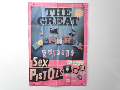 Lot 355 - SEX PISTOLS - US one sheet for the GREAT ROCK...